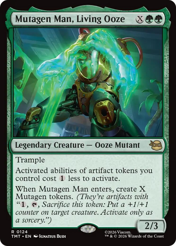 Image for Mutagen Man, Living Ooze (Teenage Mutant Ninja Turtles) (124) - Magic: The Gathering