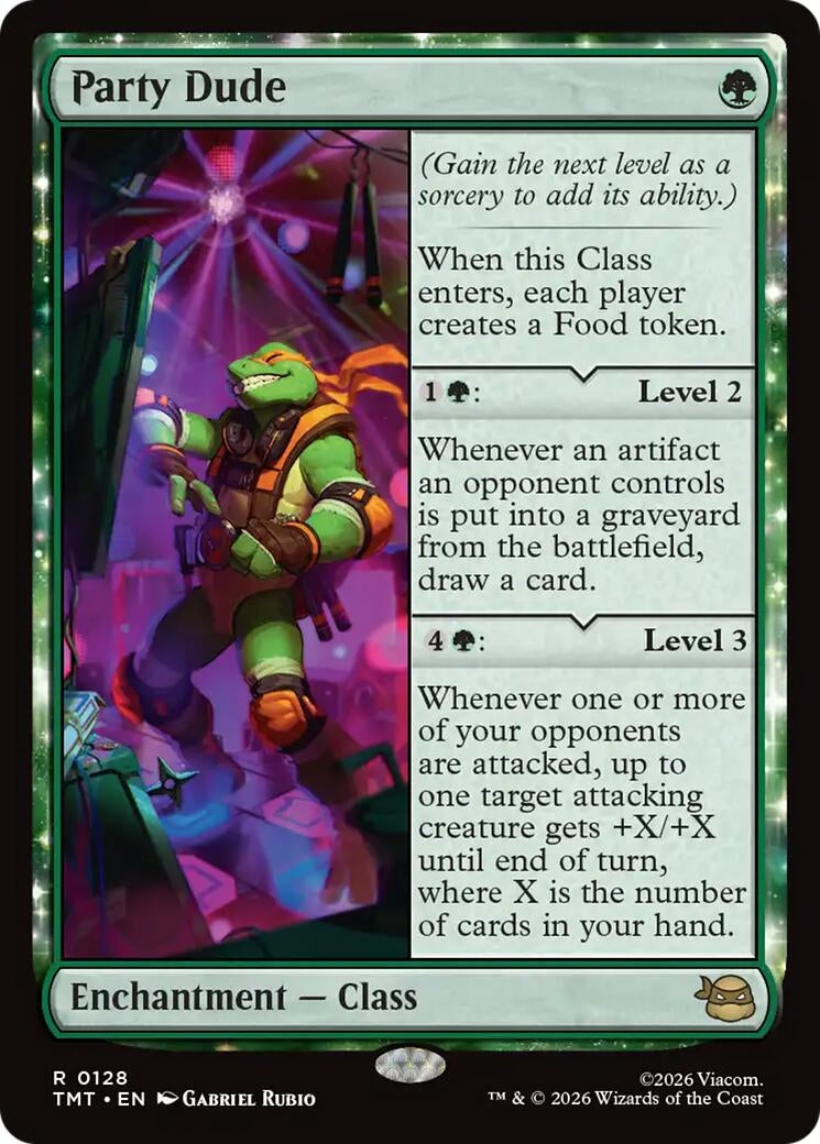 Image for Party Dude (Teenage Mutant Ninja Turtles) (128) - Magic: The Gathering