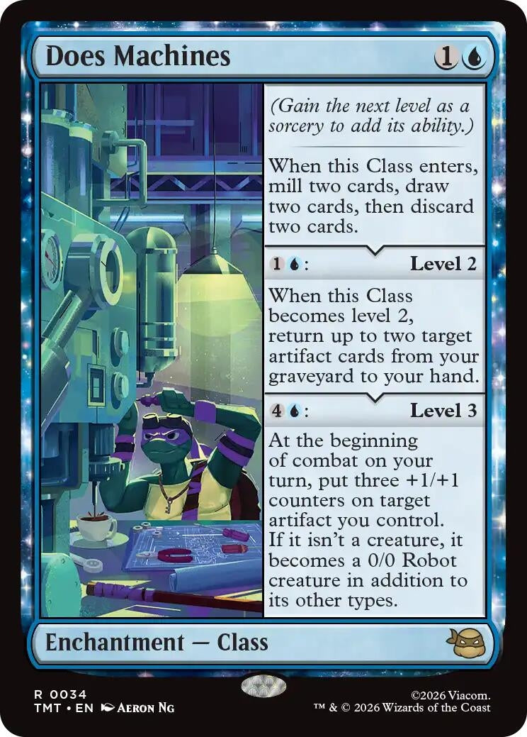 Image for Does Machines (Teenage Mutant Ninja Turtles) (34) - Magic: The Gathering