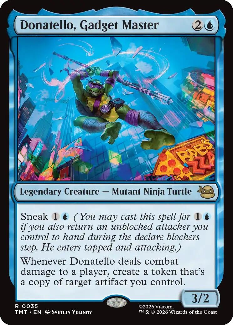 Image for Donatello, Gadget Master (Teenage Mutant Ninja Turtles) (35) - Magic: The Gathering