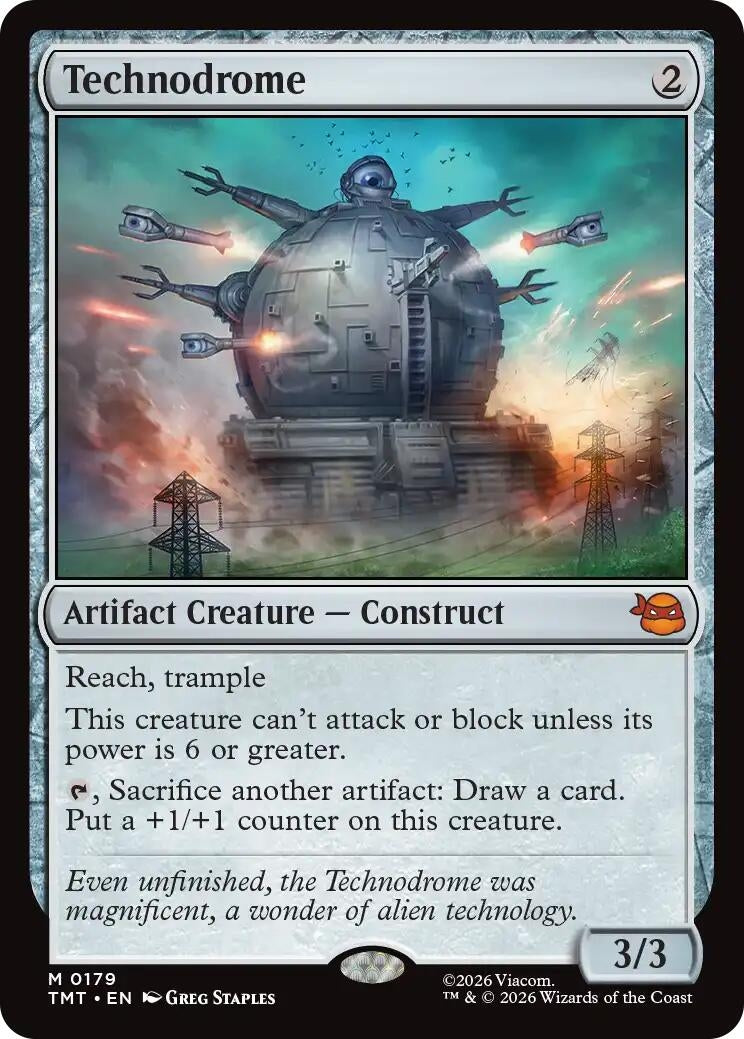 Image for Technodrome (Teenage Mutant Ninja Turtles) (179) - Magic: The Gathering