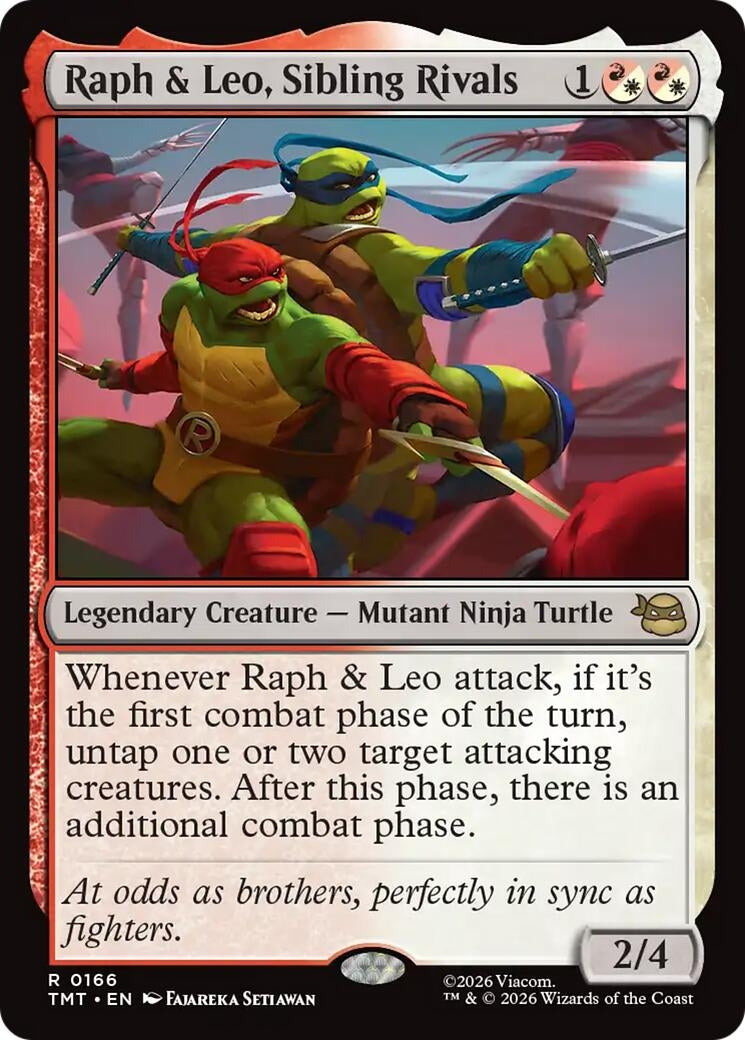 Image for Raph & Leo, Sibling Rivals (Teenage Mutant Ninja Turtles) (166) - Magic: The Gathering