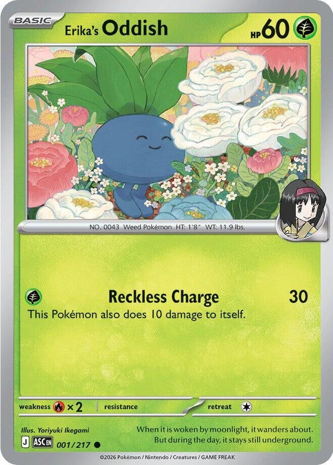 Erika's Oddish (ME: Ascended Heroes) (001/217)