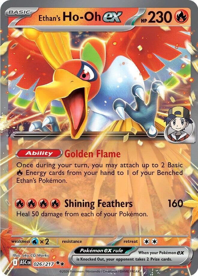 Ethan's Ho-Oh ex (ME: Ascended Heroes) (026/217)
