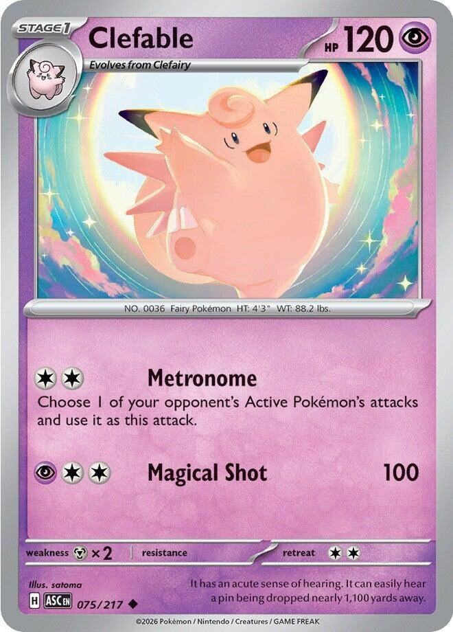 Clefable (ME: Ascended Heroes) (075/217)