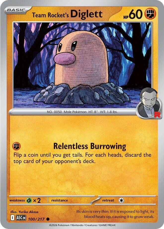 Team Rocket's Diglett (ME: Ascended Heroes) (100/217)