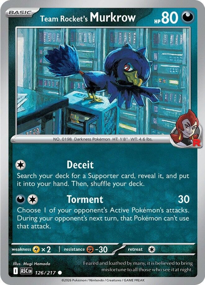 Team Rocket's Murkrow (ME: Ascended Heroes) (126/217)