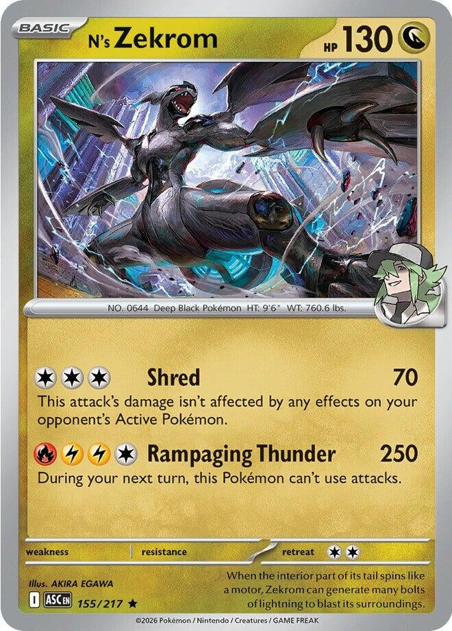 N's Zekrom (ME: Ascended Heroes) (155/217)