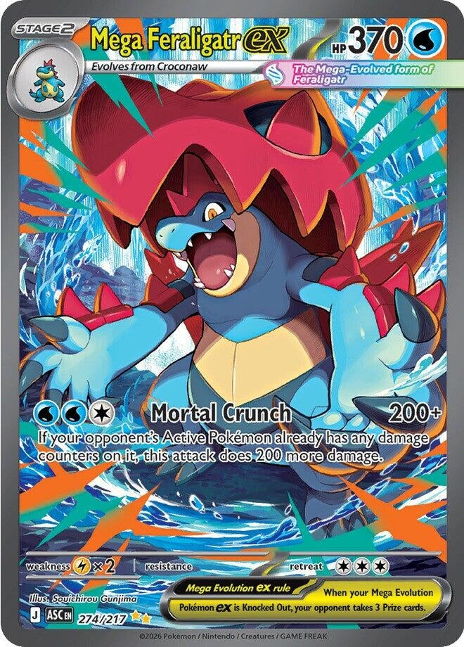 Mega Feraligatr ex (ME: Ascended Heroes) (274/217)