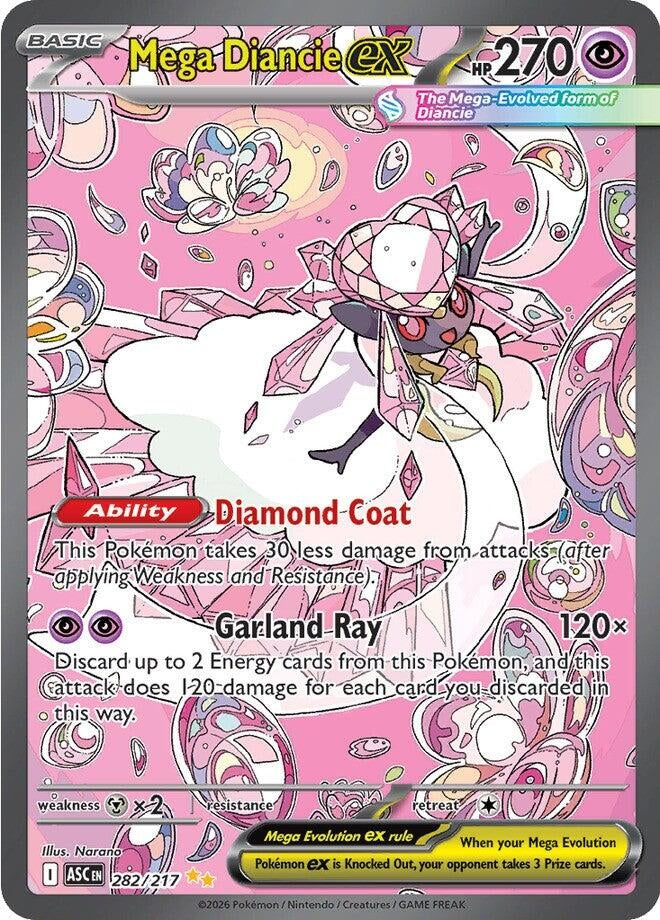 Mega Diancie ex (ME: Ascended Heroes) (282/217)