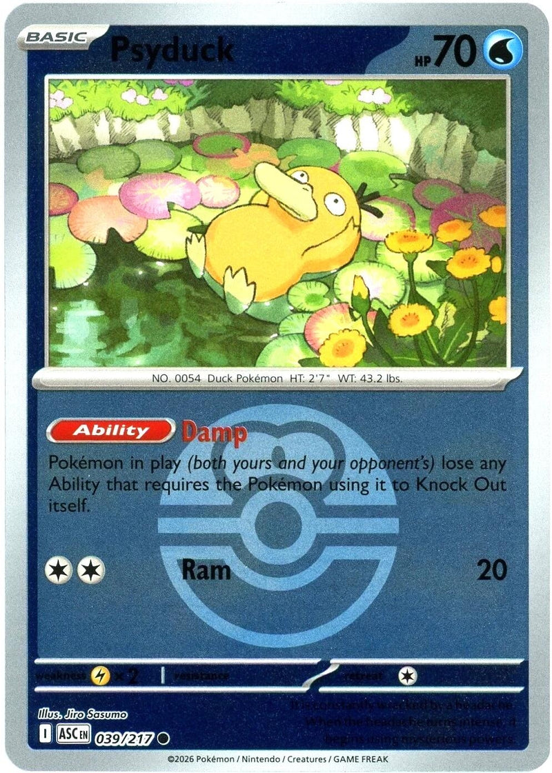 Psyduck - 039/217 (Love Ball) (ME: Ascended Heroes) (039/217)