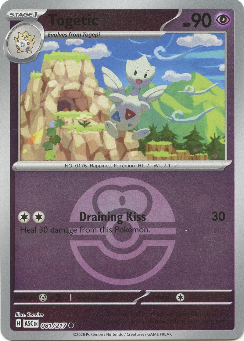 Togetic (Love Ball) (ME: Ascended Heroes) (081/217)