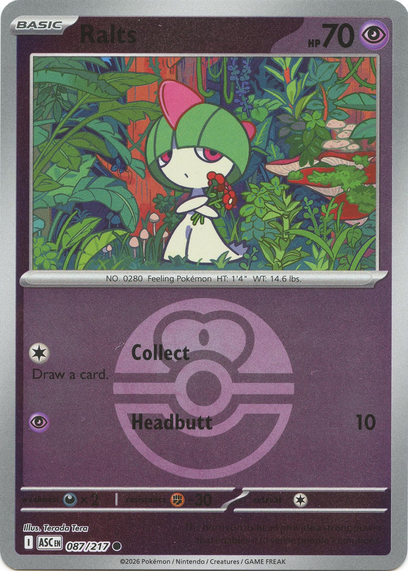 Ralts (Love Ball) (ME: Ascended Heroes) (087/217)