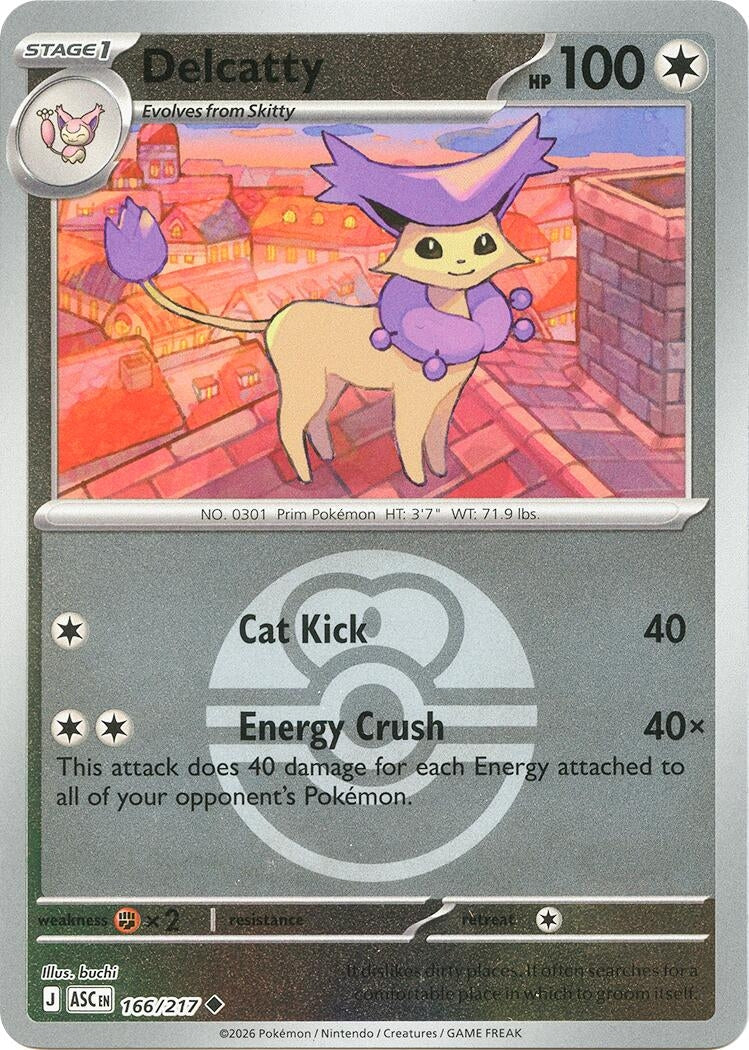 Delcatty (Love Ball) (ME: Ascended Heroes) (166/217)
