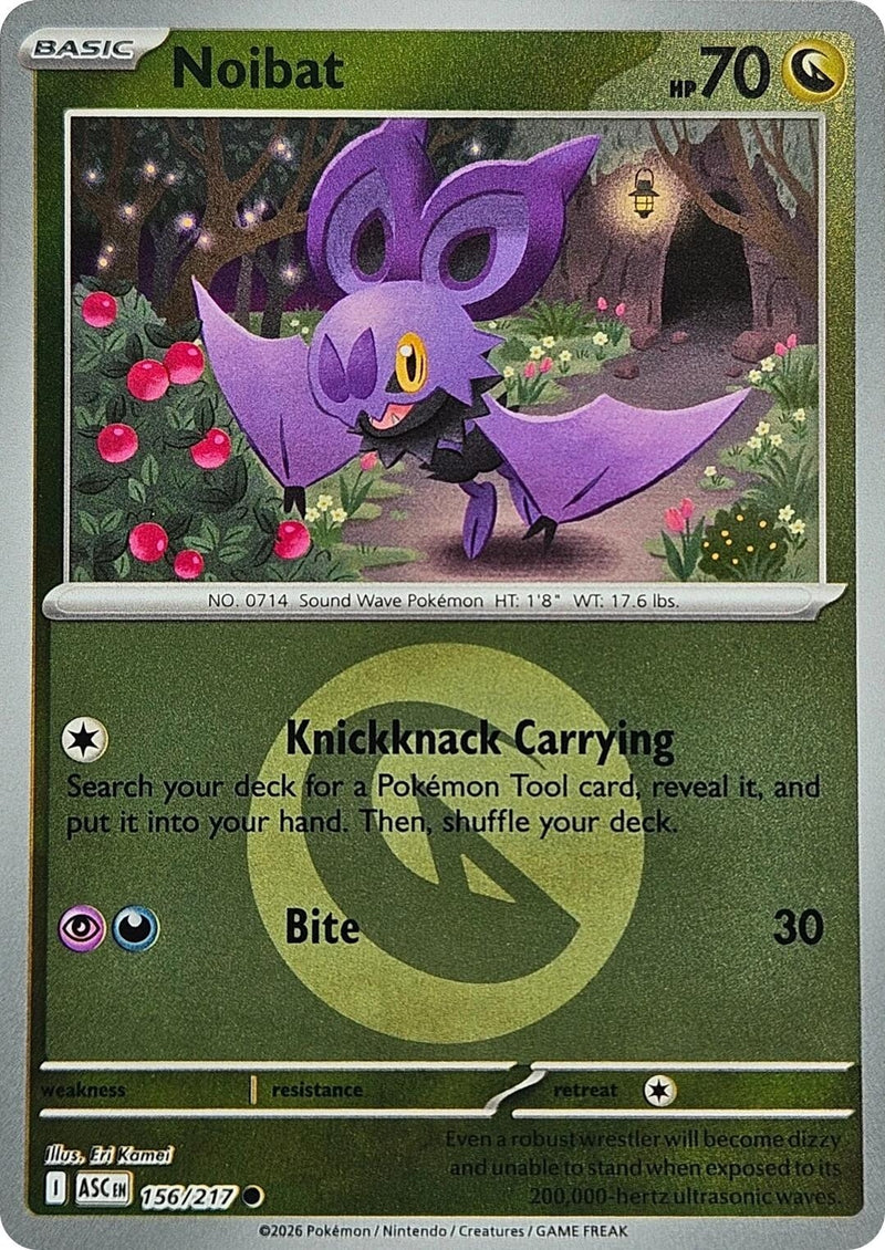 Noibat (Energy Symbol Pattern) (ME: Ascended Heroes) (156/217)