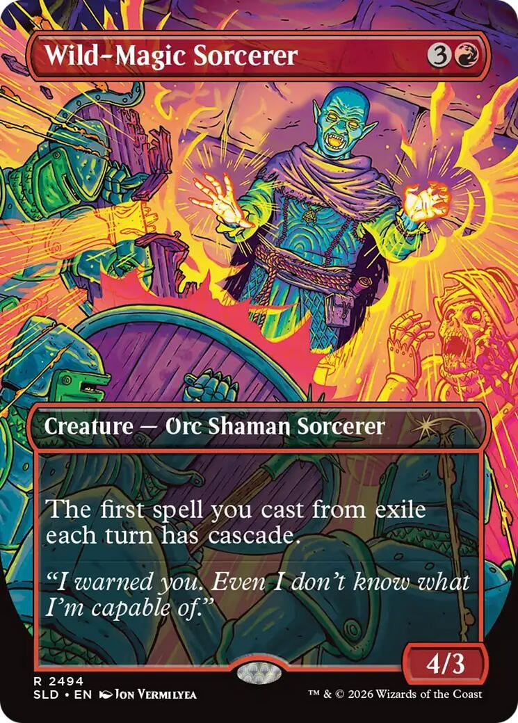 Image for Wild-Magic Sorcerer (Secret Lair Drop Series) (2494) (SLD) - Magic: The Gathering
