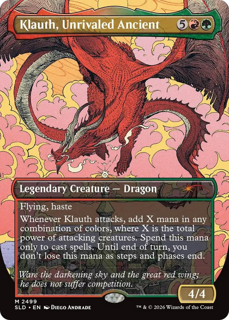Image for Klauth, Unrivaled Ancient (Secret Lair Drop Series) (2499) (SLD) - Magic: The Gathering