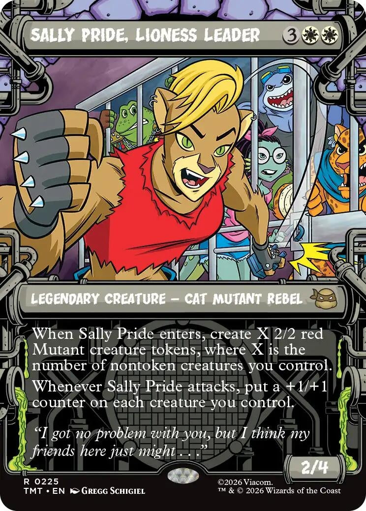 Image for Sally Pride, Lioness Leader (Showcase) (Teenage Mutant Ninja Turtles) (225) - Magic: The Gathering
