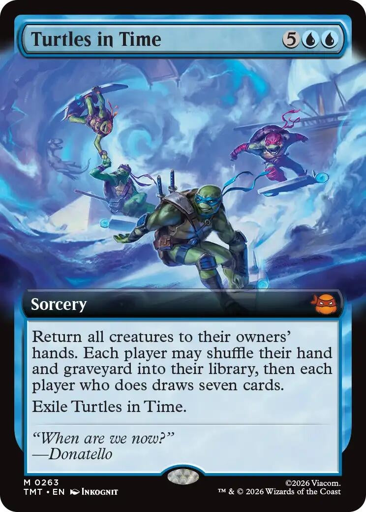Image for Turtles in Time (Extended Art) (Teenage Mutant Ninja Turtles) (263) - Magic: The Gathering