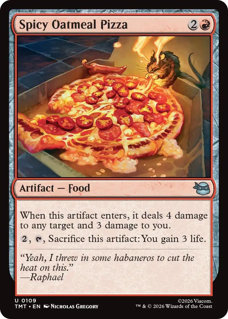 Spicy Oatmeal Pizza (Teenage Mutant Ninja Turtles) (109)