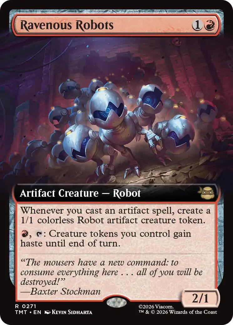 Image for Ravenous Robots (Extended Art) (Teenage Mutant Ninja Turtles) (271) - Magic: The Gathering