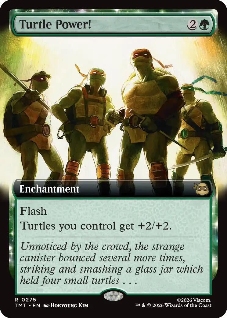 Image for Turtle Power! (Extended Art) (Teenage Mutant Ninja Turtles) (275) - Magic: The Gathering