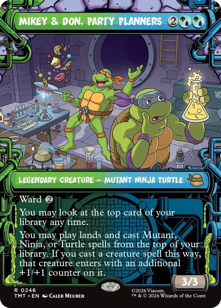 Image for Mikey & Don, Party Planners (Showcase) (Teenage Mutant Ninja Turtles) (246) - Magic: The Gathering