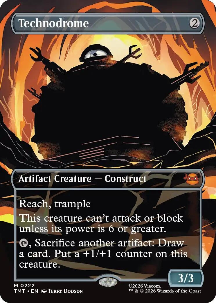 Image for Technodrome (Borderless) (Teenage Mutant Ninja Turtles) (222) - Magic: The Gathering