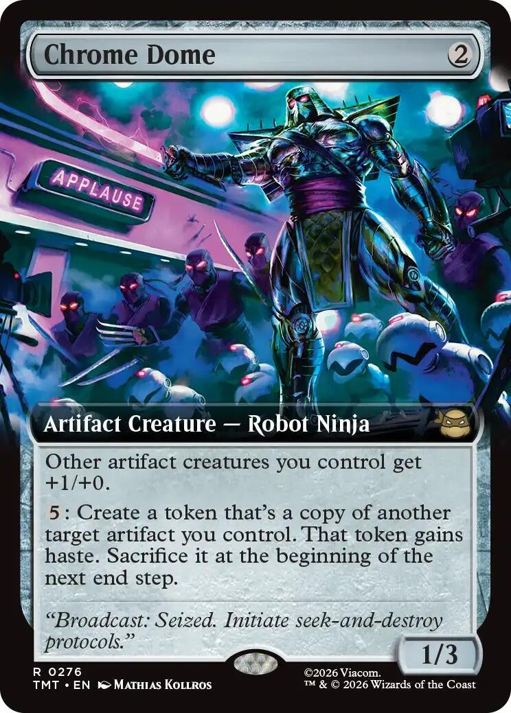 Image for Chrome Dome (Extended Art) (Teenage Mutant Ninja Turtles) (276) - Magic: The Gathering