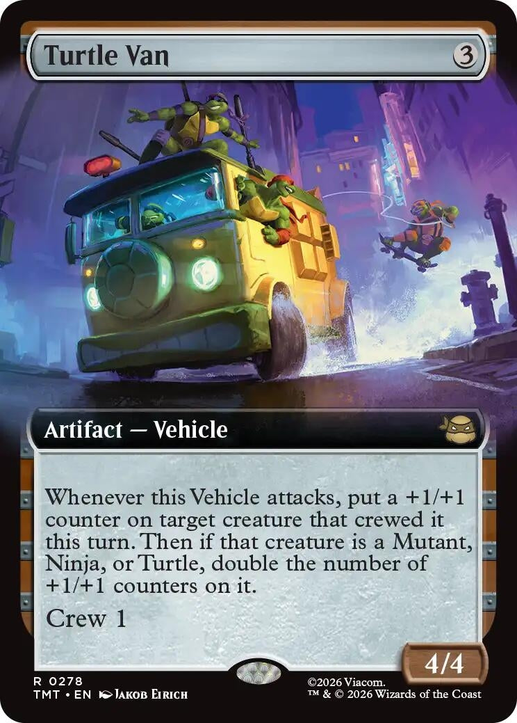 Image for Turtle Van (Extended Art) (Teenage Mutant Ninja Turtles) (278) - Magic: The Gathering