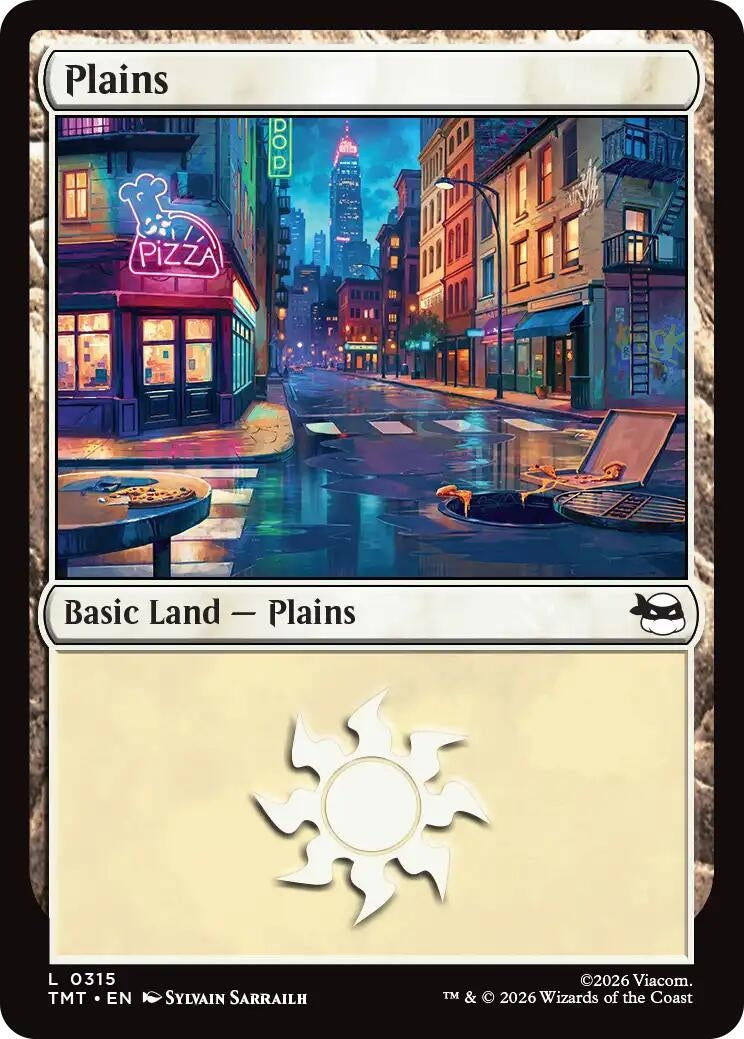 Image for Plains (0315) (Teenage Mutant Ninja Turtles) (315) - Magic: The Gathering