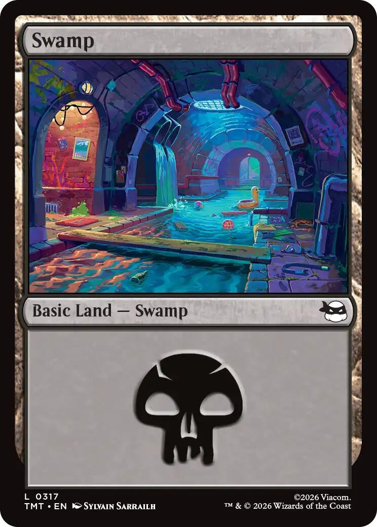 Image for Swamp (0317) (Teenage Mutant Ninja Turtles) (317) - Magic: The Gathering