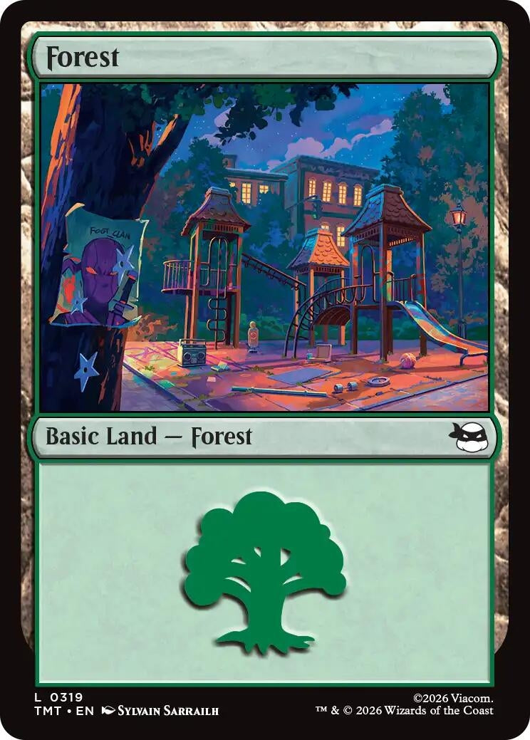Image for Forest (0319) (Teenage Mutant Ninja Turtles) (319) - Magic: The Gathering