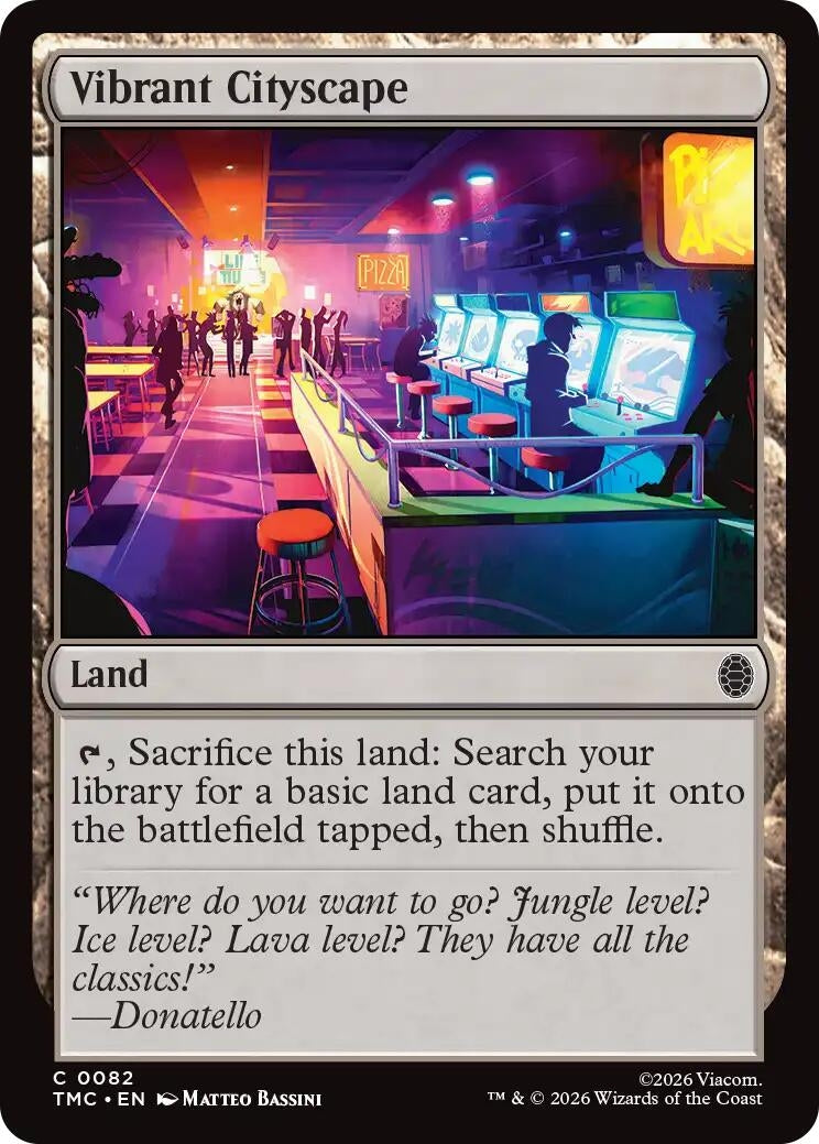 Image for Vibrant Cityscape (Teenage Mutant Ninja Turtles) (82) - Magic: The Gathering