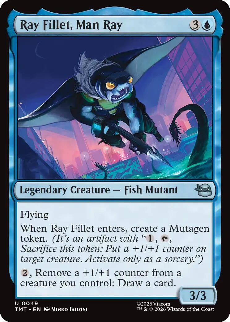 Image for Ray Fillet, Man Ray (Teenage Mutant Ninja Turtles) (49) - Magic: The Gathering