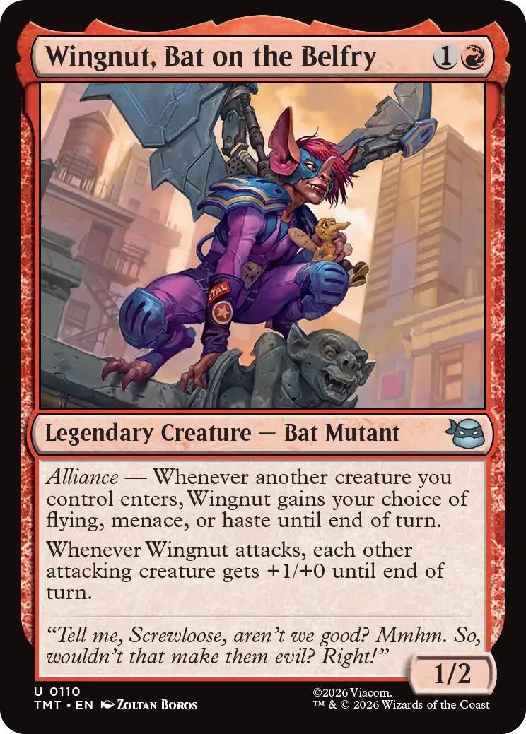 Image for Wingnut, Bat on the Belfry (Teenage Mutant Ninja Turtles) (110) - Magic: The Gathering