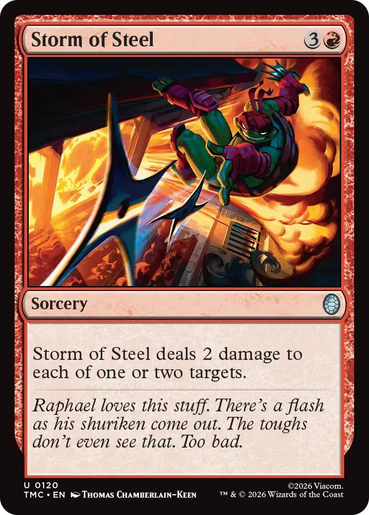 Image for Storm of Steel (Teenage Mutant Ninja Turtles) (120) - Magic: The Gathering