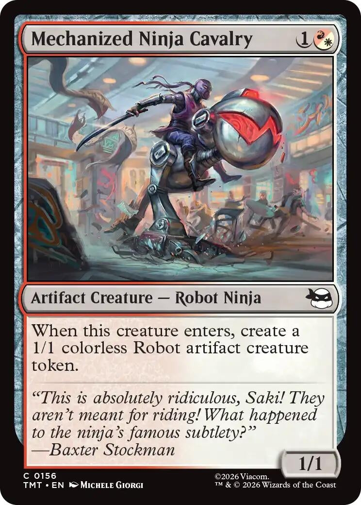 Mechanized Ninja Cavalry (Teenage Mutant Ninja Turtles) (156)