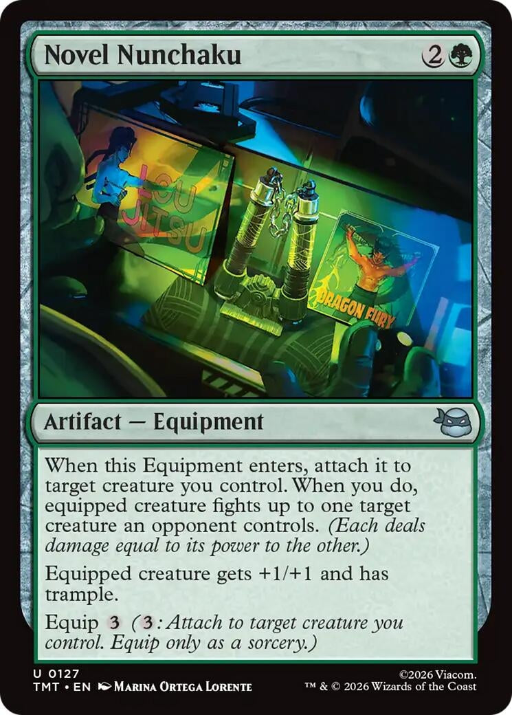 Image for Novel Nunchaku (Teenage Mutant Ninja Turtles) (127) - Magic: The Gathering