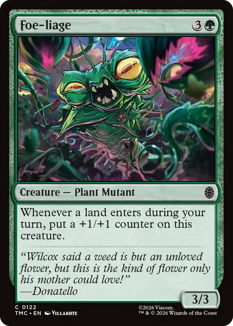 Image for Foe-liage (Teenage Mutant Ninja Turtles) (122) - Magic: The Gathering