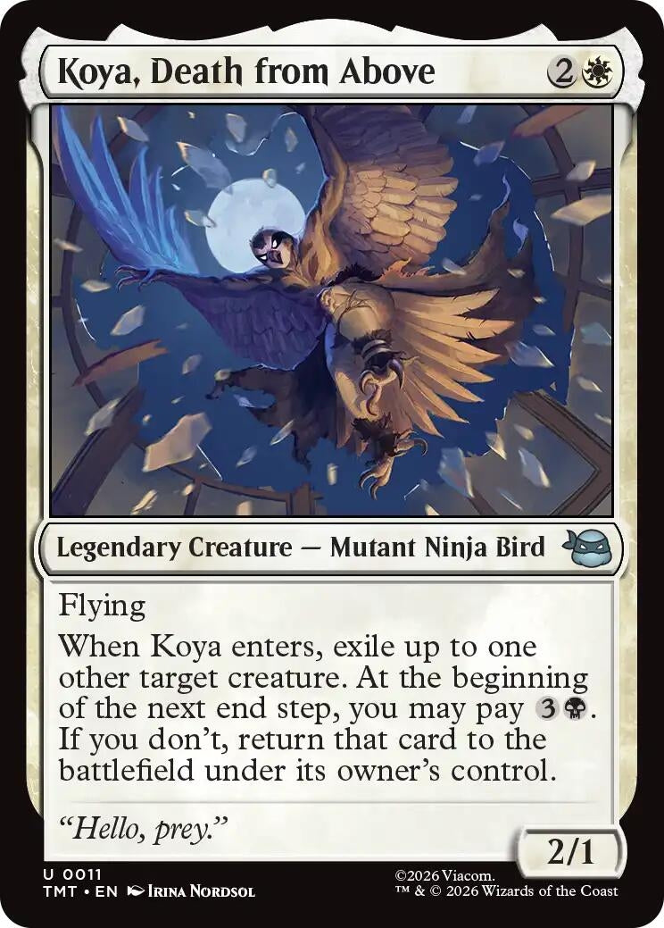 Image for Koya, Death from Above (Teenage Mutant Ninja Turtles) (11) - Magic: The Gathering