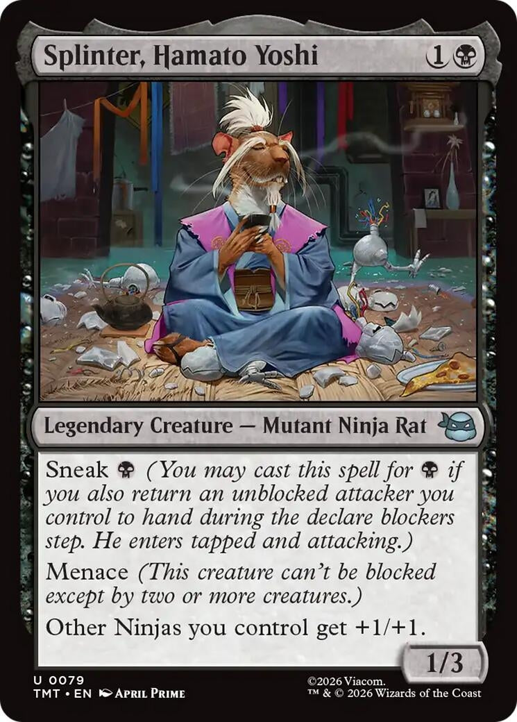 Image for Splinter, Hamato Yoshi (Teenage Mutant Ninja Turtles) (79) - Magic: The Gathering