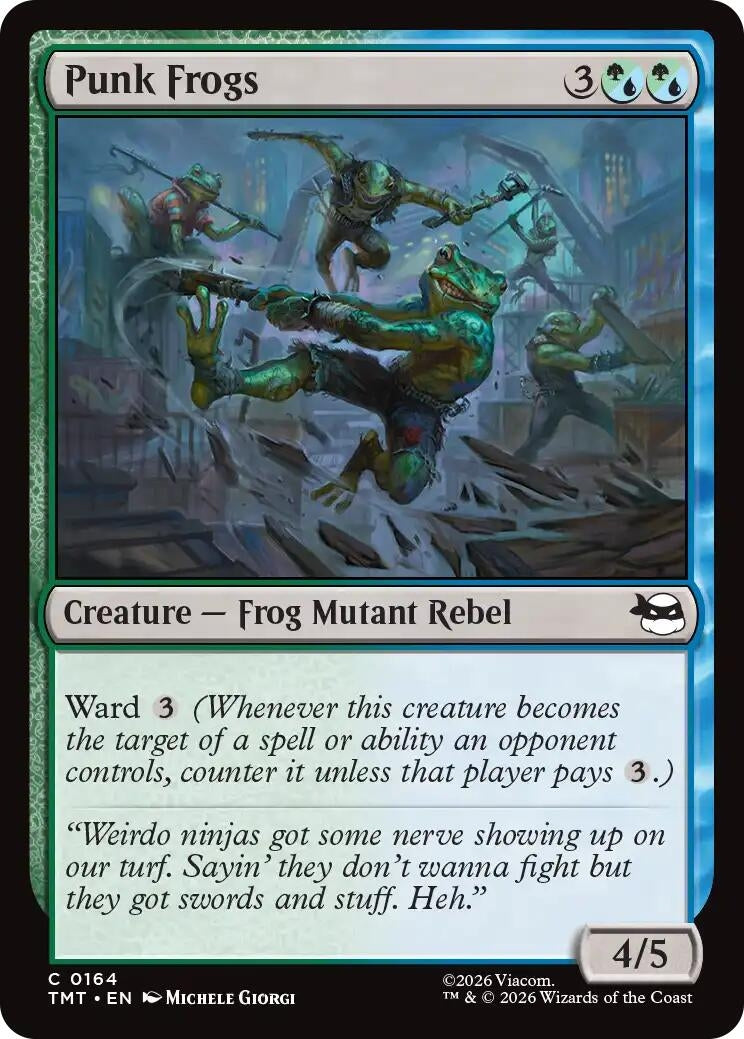 Image for Punk Frogs (Teenage Mutant Ninja Turtles) (164) - Magic: The Gathering