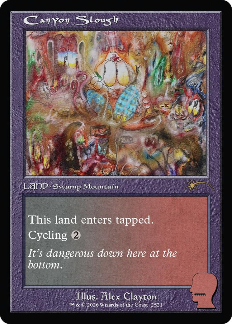 Image for Canyon Slough (Secret Lair Drop Series) (2521) (SLD) - Magic: The Gathering
