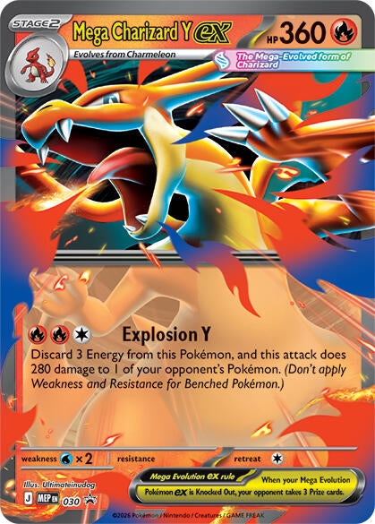 Image for Mega Charizard Y ex - 030 (ME: Mega Evolution Promo) (030) - Pokemon