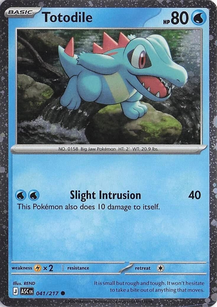 Image for Totodile (Cosmos Holo) (Miscellaneous Cards & Products) (041/217) - Pokemon