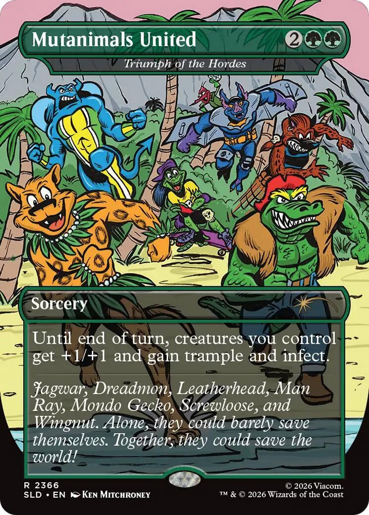 Image for Mutanimals United - Triumph of the Hordes (Secret Lair Drop Series) (2366) (SLD) - Magic: The Gathering