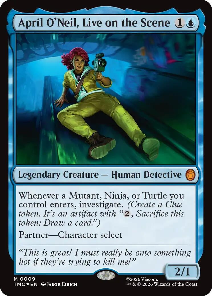 April O'Neil, Live on the Scene (Surge Foil) (Teenage Mutant Ninja Turtles) (9)