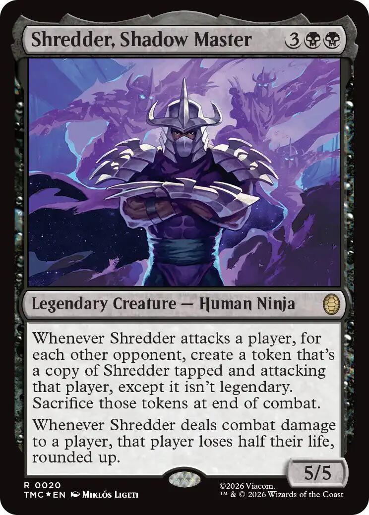 Shredder, Shadow Master (Surge Foil) (Teenage Mutant Ninja Turtles) (20)
