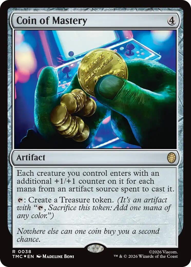 Coin of Mastery (Surge Foil) (Teenage Mutant Ninja Turtles) (38)